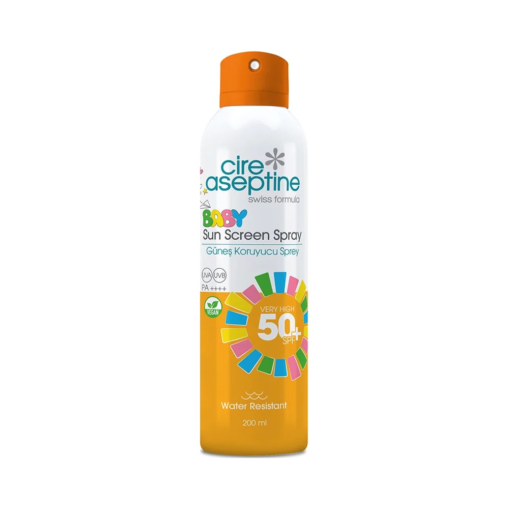 Cire Aseptine Baby Güneş Koruyucu Sprey SPF50+ 200 ml Cire Aseptine Baby Güneş Koruyucu Sprey SPF50+ 200 ml