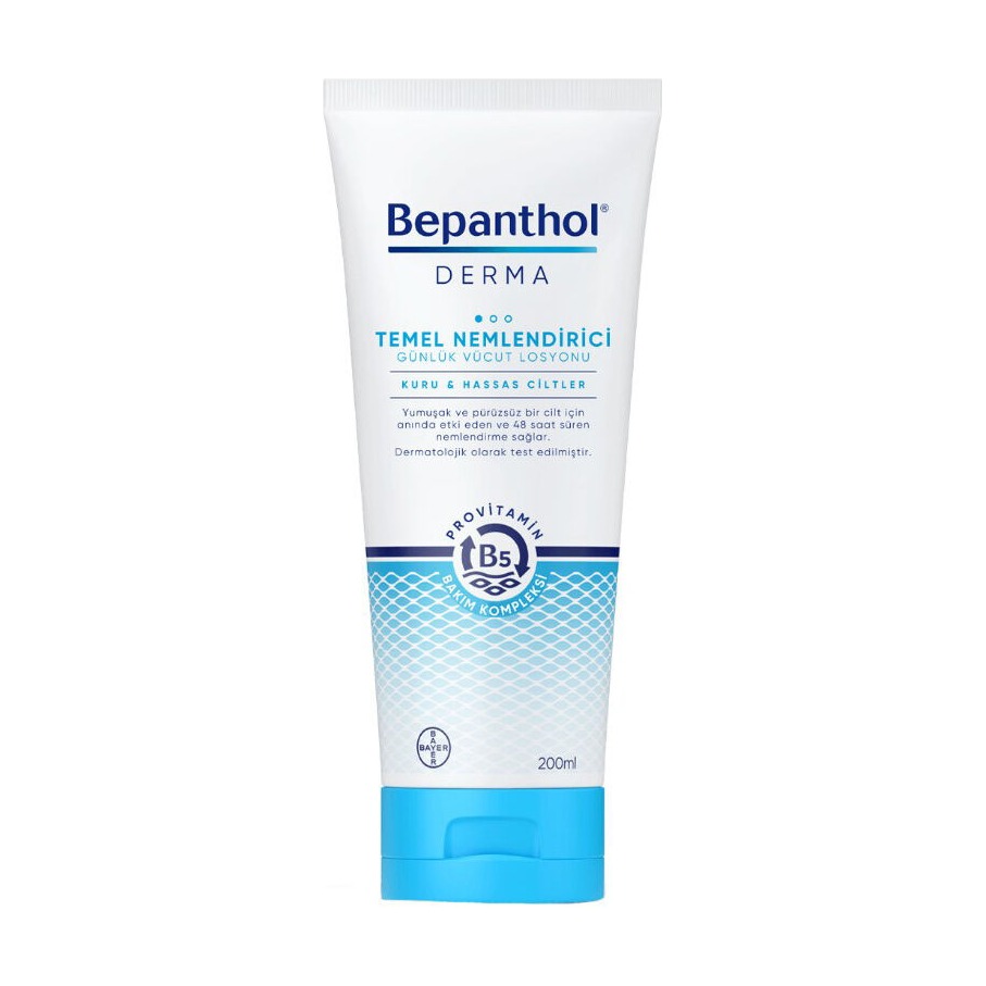 Bepanthol Derma Temel Nemlendirici Vücut Losyonu 200 ml Bepanthol Derma Temel Nemlendirici Vücut Losyonu 200 ml