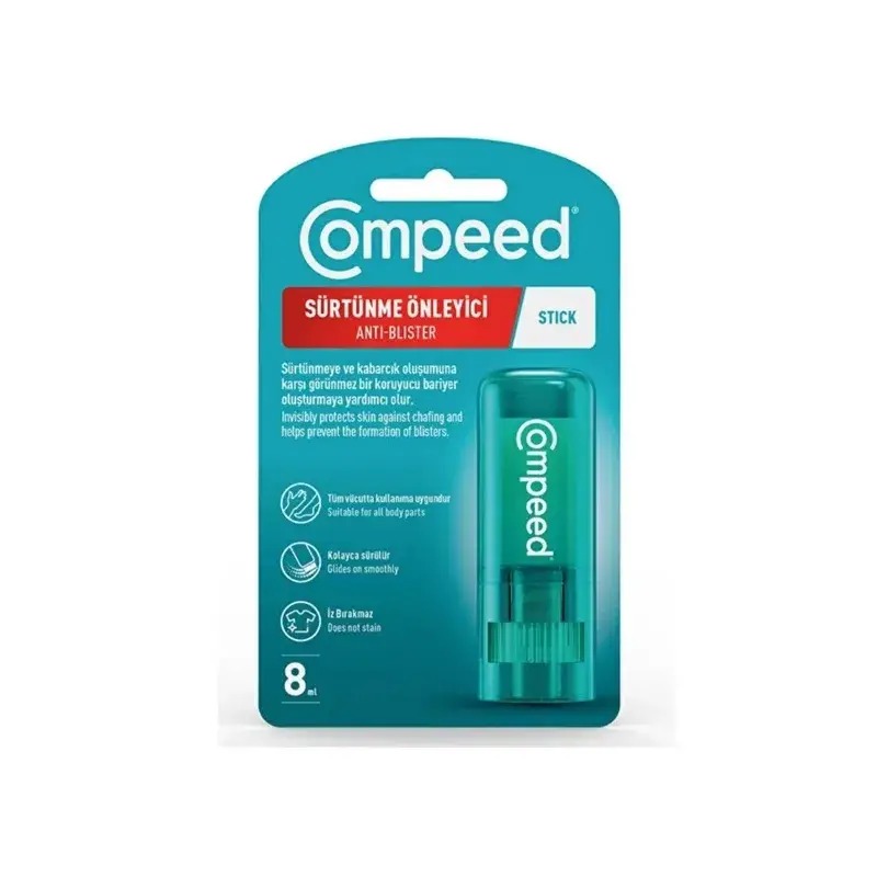 Compeed Sürtünme Önleyici Stick 8 ml Compeed Sürtünme Önleyici Stick 8 ml