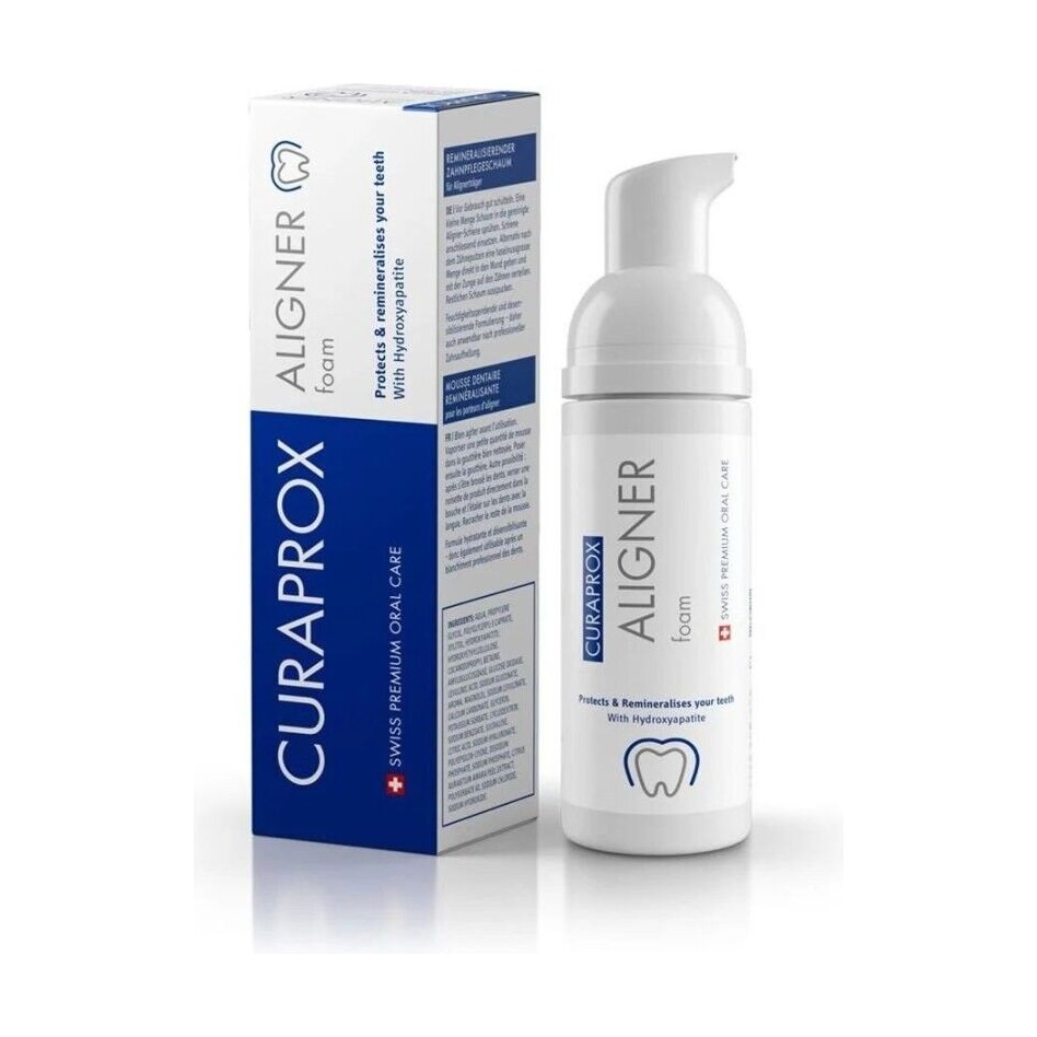 Curaprox Aligner Foam Bakım Köpüğü 40 ml Curaprox Aligner Foam Bakım Köpüğü 40 ml