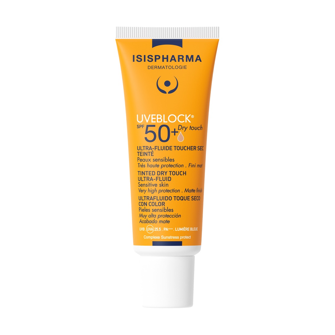 Isis Pharma Uveblock SPF 50+ Dry Touch Ultra Fluid 40 ml - Medium Isis Pharma Uveblock SPF 50+ Dry Touch Ultra Fluid 40 ml - Medium