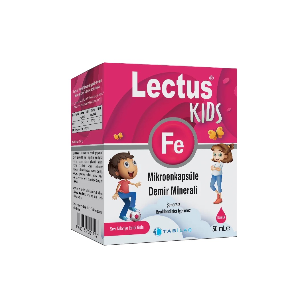 Lectus Kids Mikroenkapsule Demir 30 ml Lectus Kids Mikroenkapsule Demir 30 ml