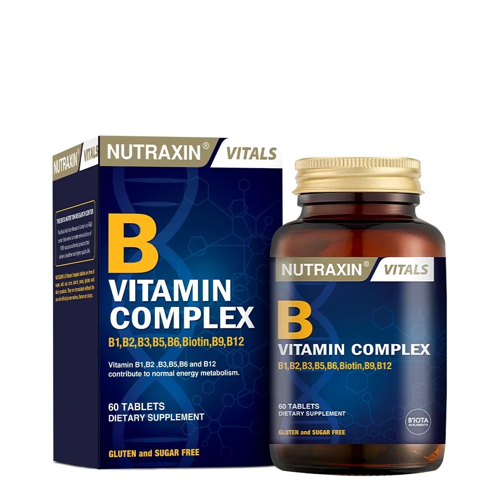 Nutraxin B Vitamin Complex 60 Tablet Nutraxin B Vitamin Complex 60 Tablet