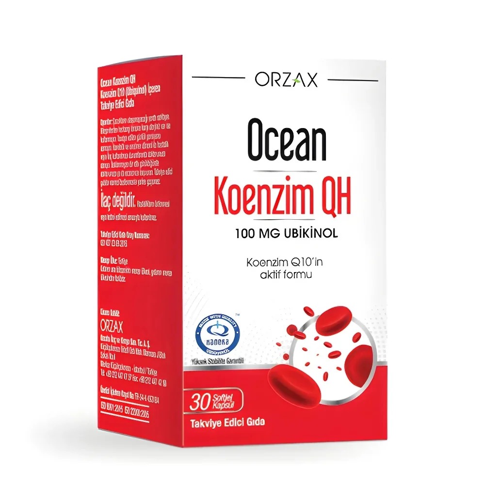 Orzax Ocean Koenzim QH 30 Kapsül Orzax Ocean Koenzim QH 30 Kapsül
