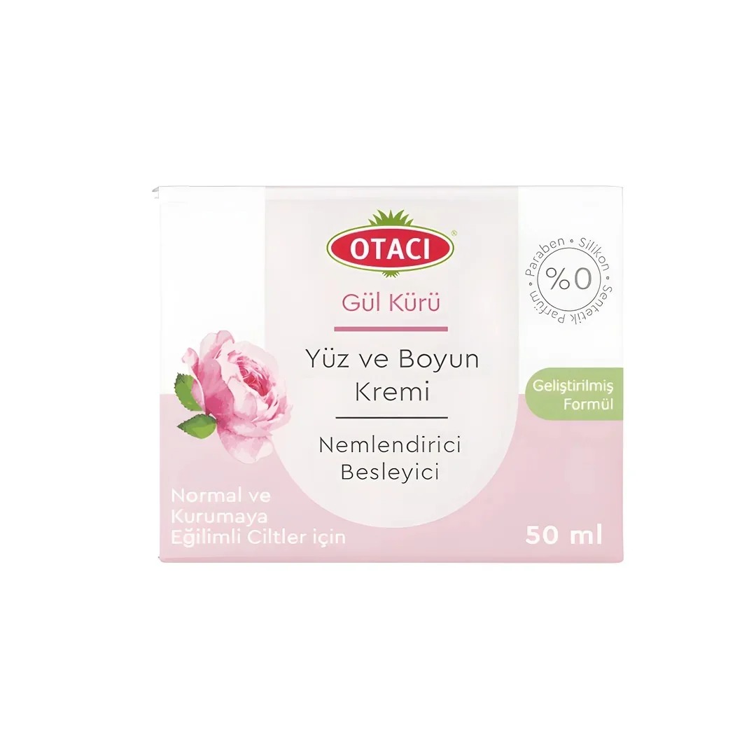 Otacı Gül Kürü Yüz ve Boyun Kremi 50 ml Otacı Gül Kürü Yüz ve Boyun Kremi 50 ml