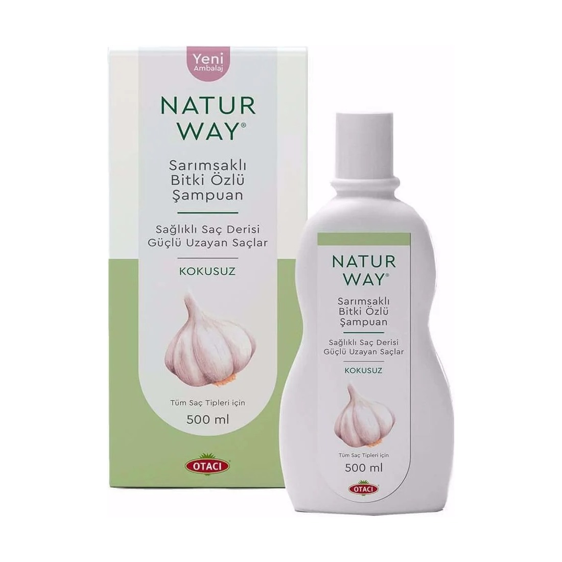 Otacı Naturway Sarımsaklı Bitki Özlü Şampuan 500 ml Otacı Naturway Sarımsaklı Bitki Özlü Şampuan 500 ml