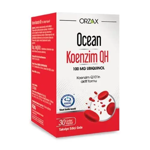 8697595871522 Orzax Ocean Koenzim QH 30 Kapsül - Görsel 1
