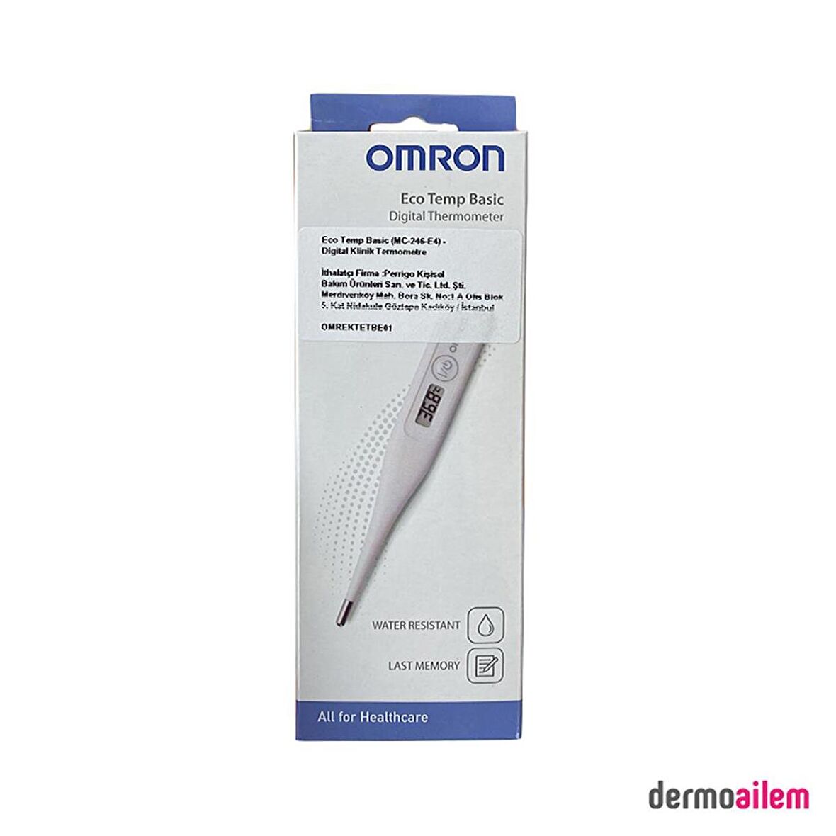 4015672113572.jpg Omron Eco Temp Basic Dijital Ateş Ölçer - Görsel 1