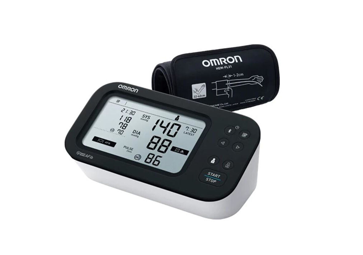 4015672113923.jpg Omron M7 Intelli It Afib Üst Kol Kan Basıncı Ölçer - Görsel 1