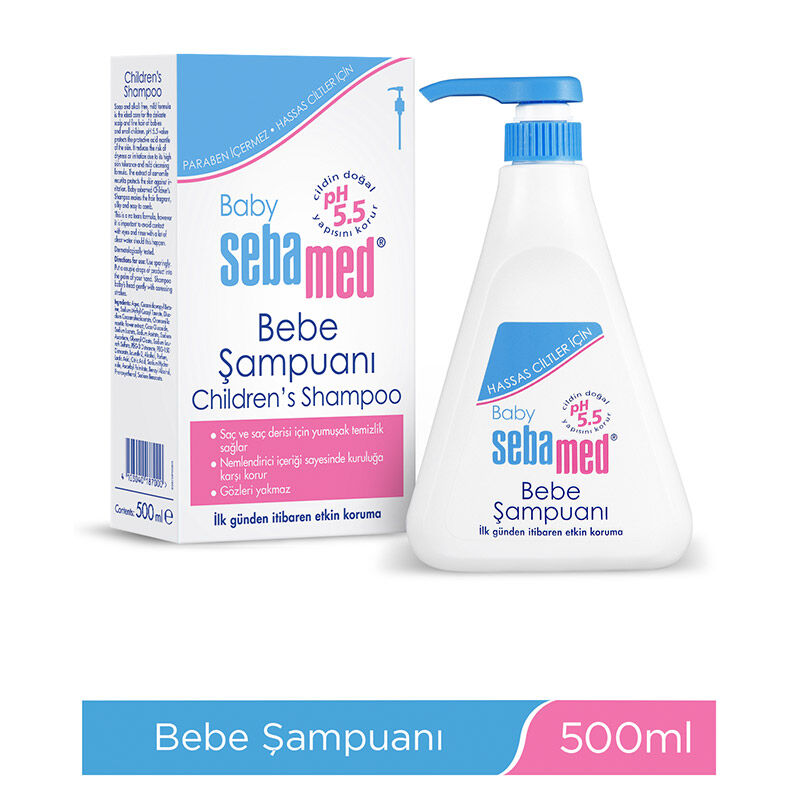 4103040187000.jpg Sebamed Bebe Şampuanı 500 ml - Görsel 1