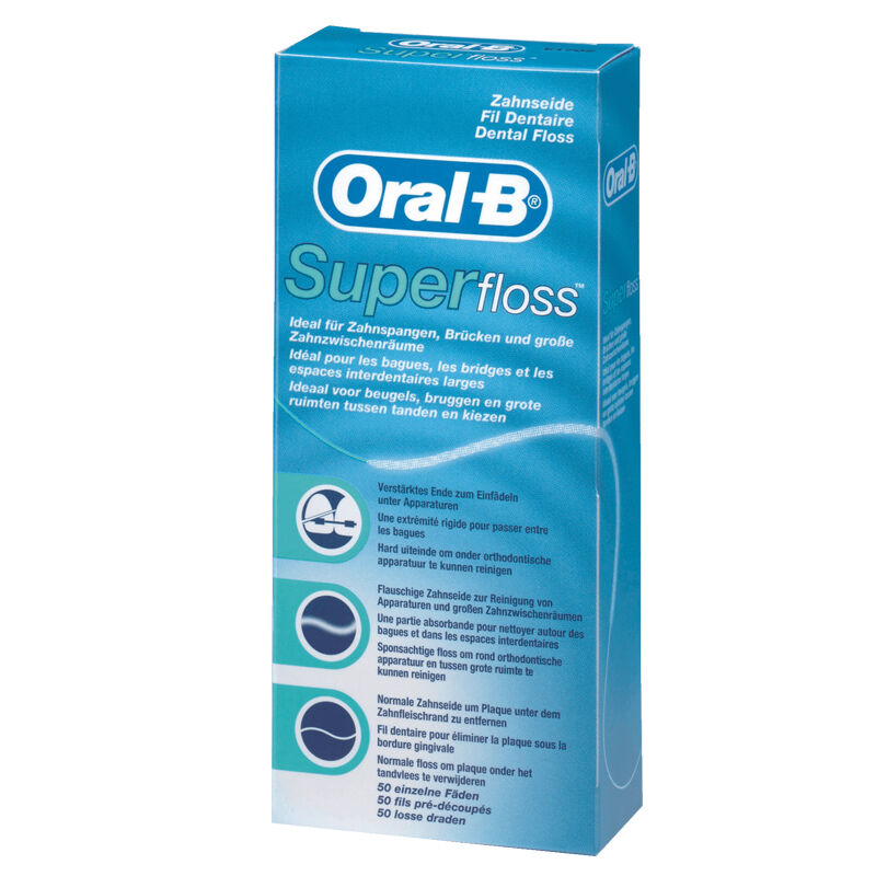 5010622008204.jpg Oral-B Super Floss Diş İpi - Görsel 1