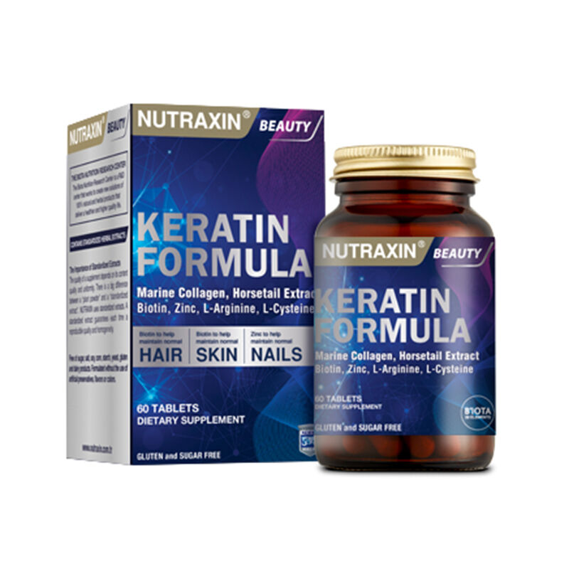 8680512627418.jpg Nutraxin Keratin Formula 60 Tablet - Görsel 1