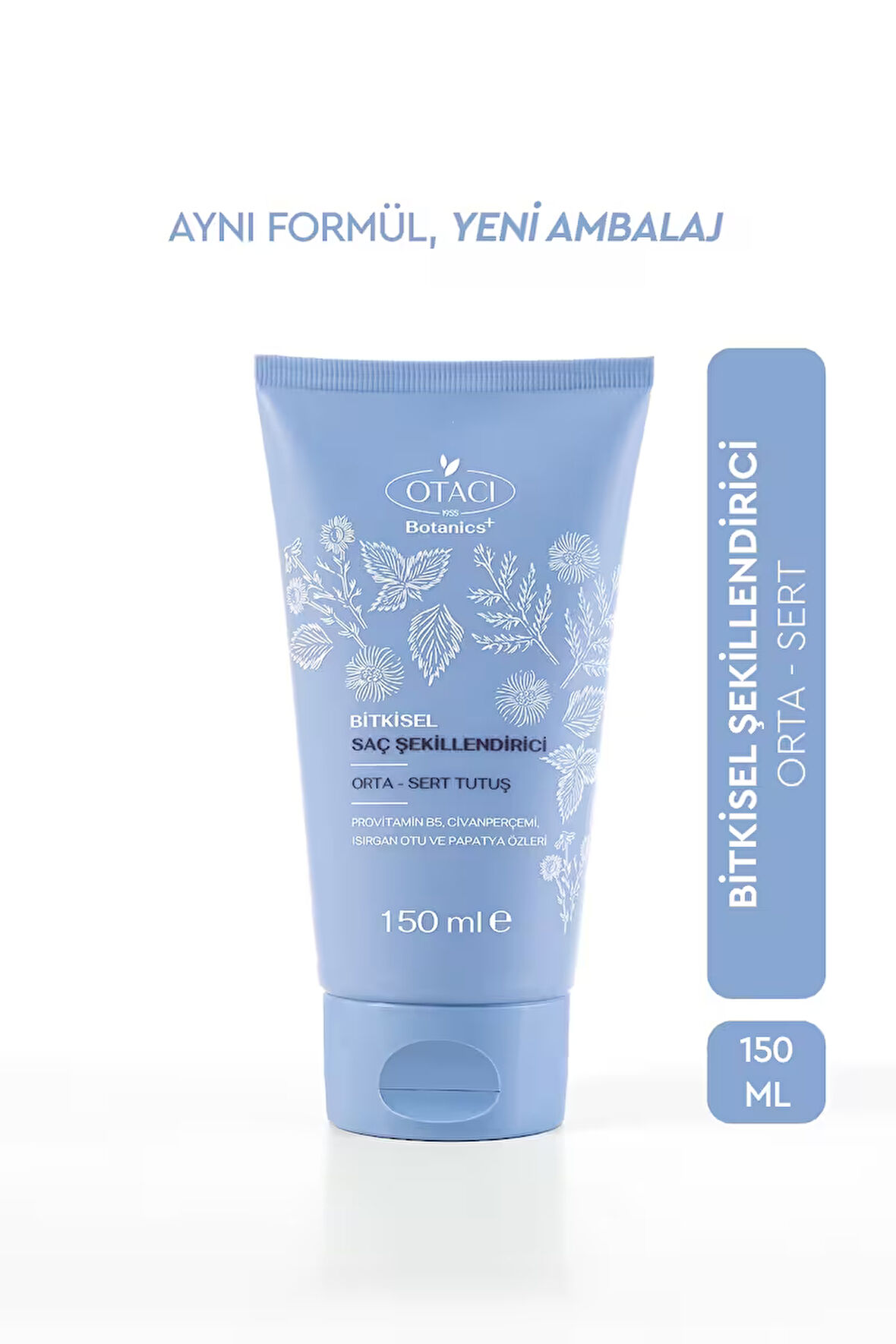 8699512010151.jpg Otacı Bitkisel Saç Şekillendirici 150ml ( Orta-Sert) - Görsel 1