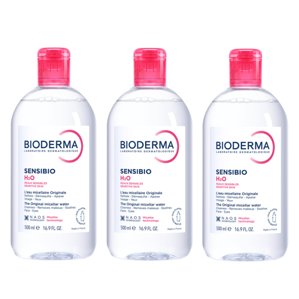 Bioderma Sensibio H2o 500 Ml X 3 Adet