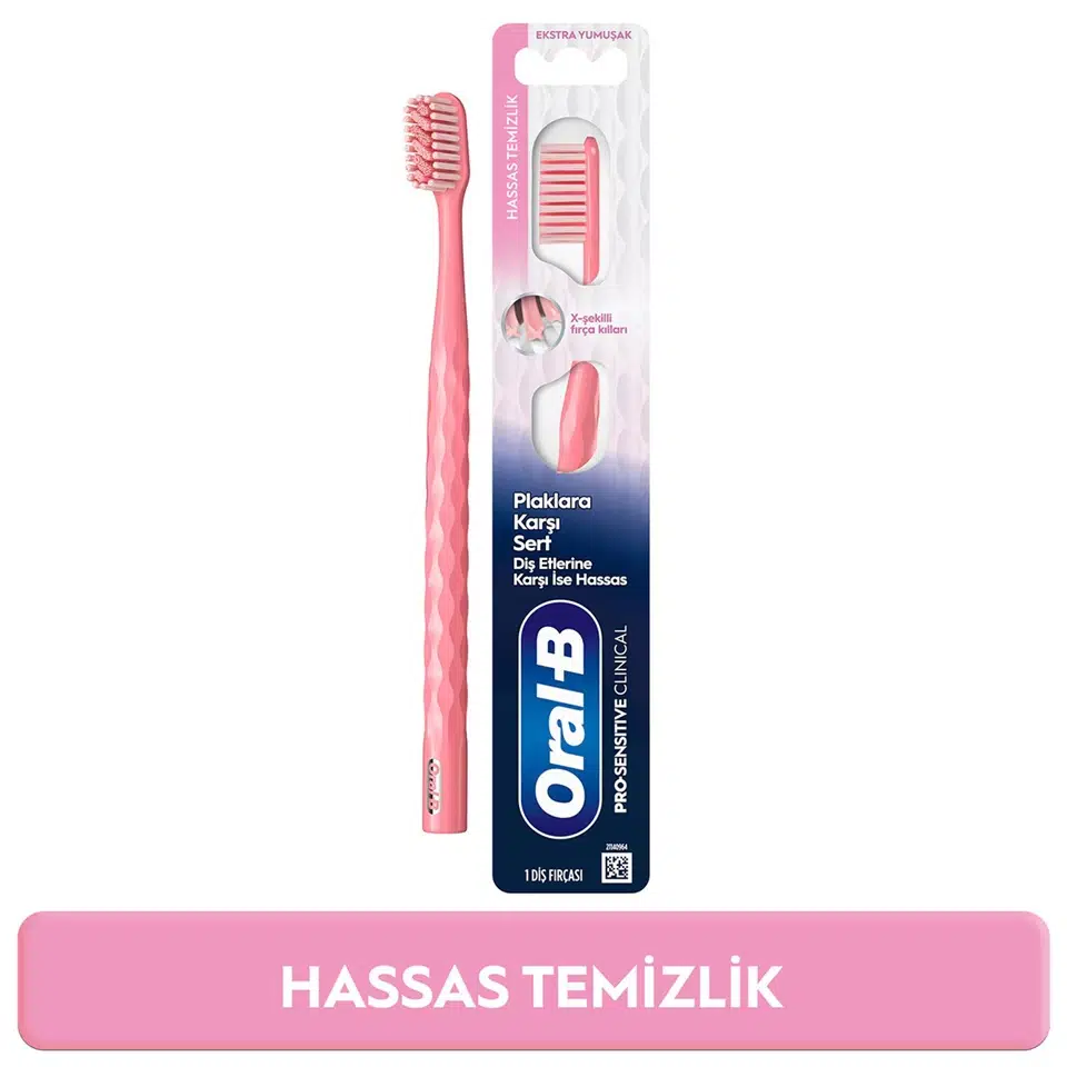 8700216448826 Oral-B Pro-Sensitive Clinical Hassas Temizlik Diş Fırçası - Görsel 1