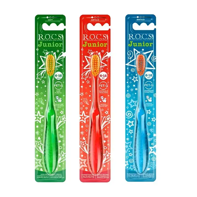 8700216749459 Rocs Junior 6-12 Yaş Yumuşak Diş Fırçası - Görsel 1