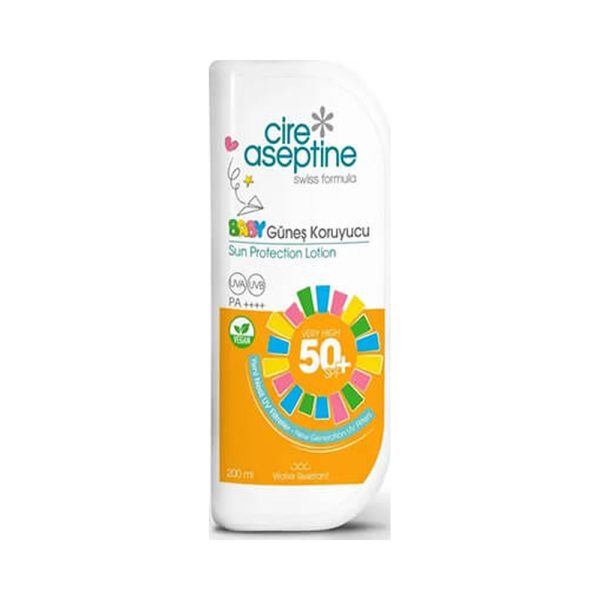 Cire Aseptine Bebek Güneş Koruyucu Losyon SPF50 200 ml