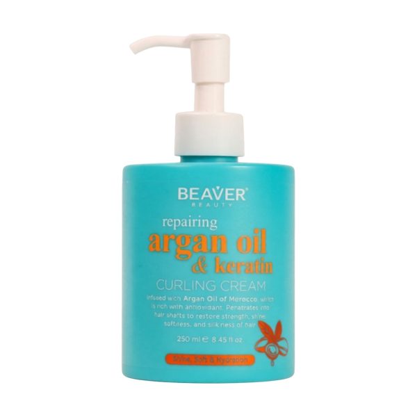Beaver Argan Oil Keratin Curling Cream 250 ml