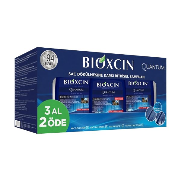 Bioxcin Quantum Şampuan 3al 2öde (Kuru-Normal Saçlar)