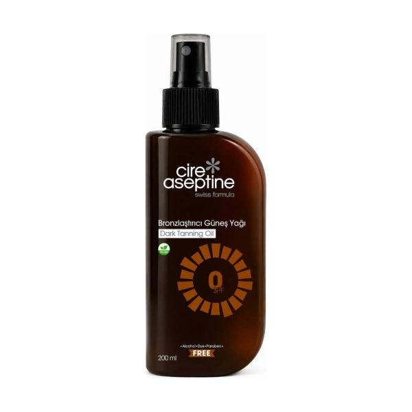 Cire Aseptine Bronzlaştırıcı Güneş Yağı SPF0 200 ml