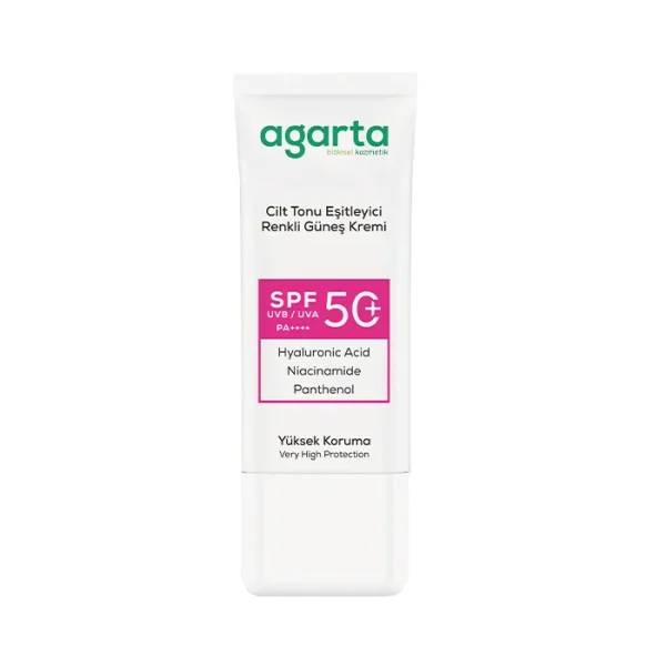 Agarta Cilt Tonu Eşitleyici Güneş Kremi SPF50 50 ml