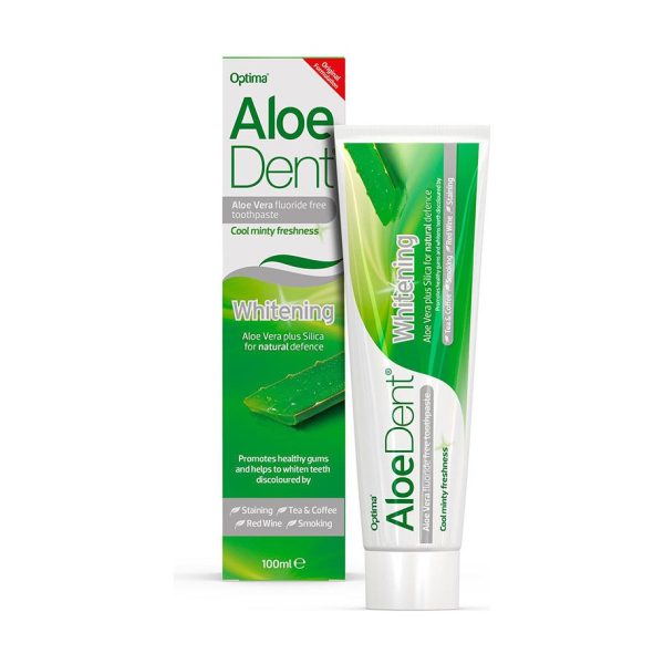 AloeDent Aleo Veralı Florürsüz Extra Beyazlatıcı Diş Macunu 100ml