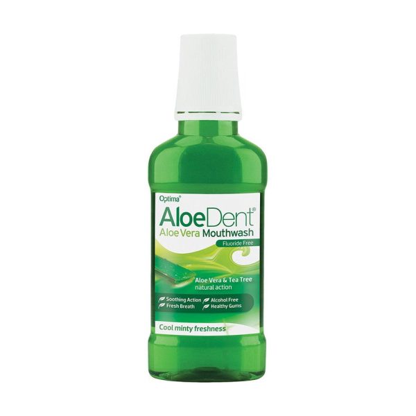 AloeDent Aloe Veralı Florürsüz ve Alkolsüz Ağız Çalkalama Suyu 250ml