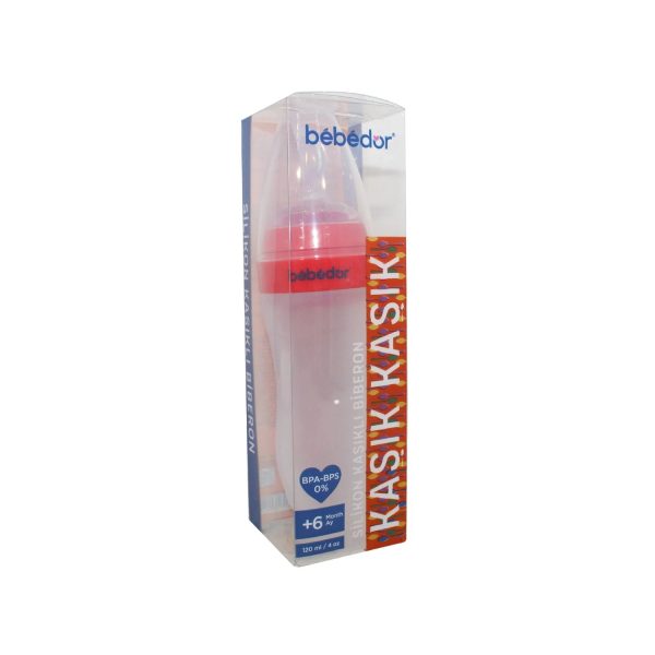 Bebedor 7509 Silikon Kaşıklı Biberon 120 ml