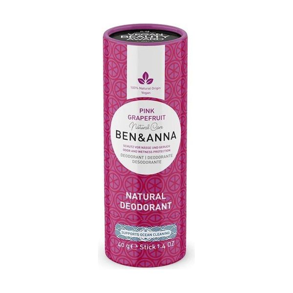 Ben & Anna Natural Deostick Pink Grapefruit 40 gr