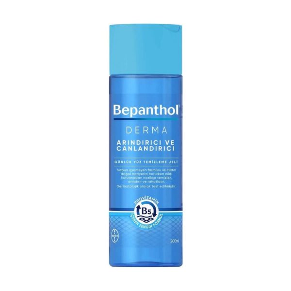 Bepanthol Derma Arındırıcı ve Canlandırıcı Günlük Yüz Temizleme Jeli 200 ml