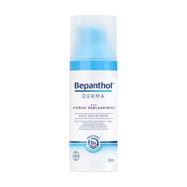 Bepanthol Derma Yoğun Nemlendirici Gece Bakım Kremi 50 ml