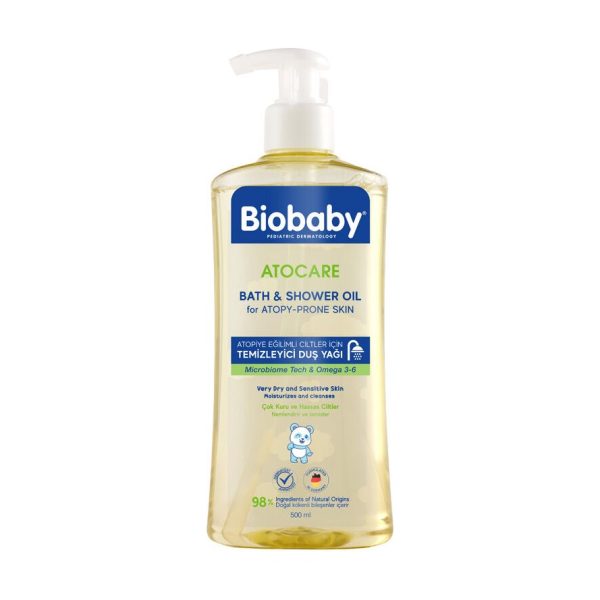 Biobaby Atocare Temizleyici Duş Yağı 500 ml