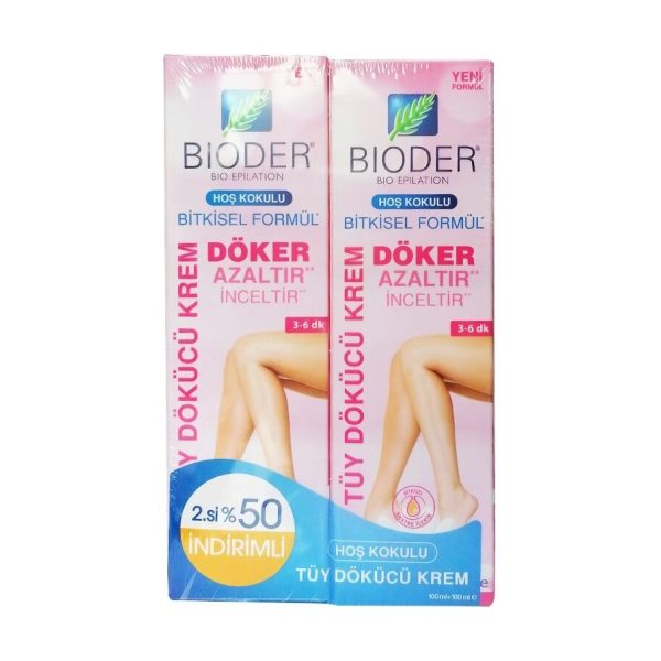 Bioder Bitkisel Formül Tüy Dökücü Krem 100 + 100 ml