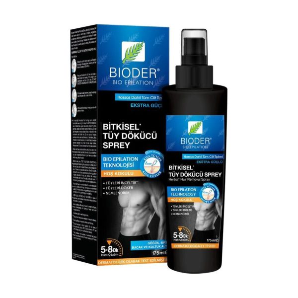 Bioder Erkekler İçin Bitkisel Tüy Dökücü Sprey 175 ml