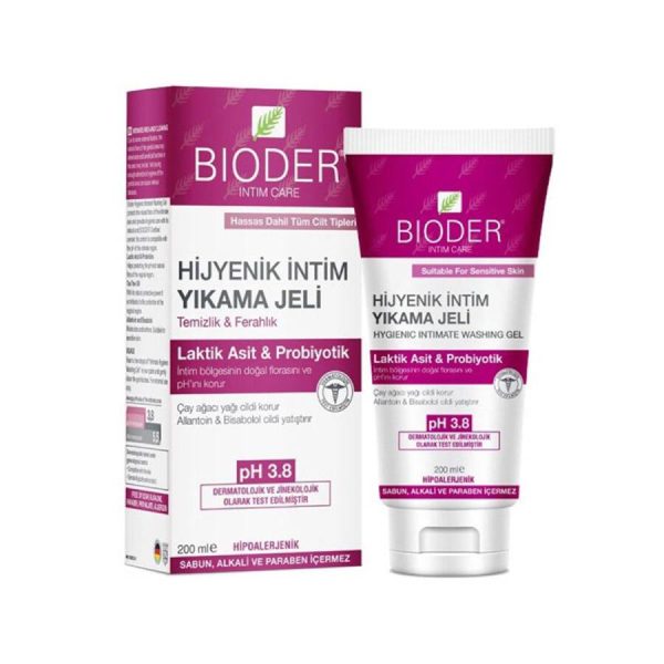Bioder Hijyenik İntim Yıkama Jeli 200 ml