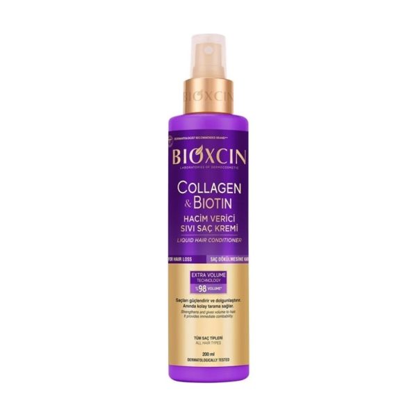 Bioxcin Collagen Biotin Hacim Verici Sıvı Saç Kremi 200 ml