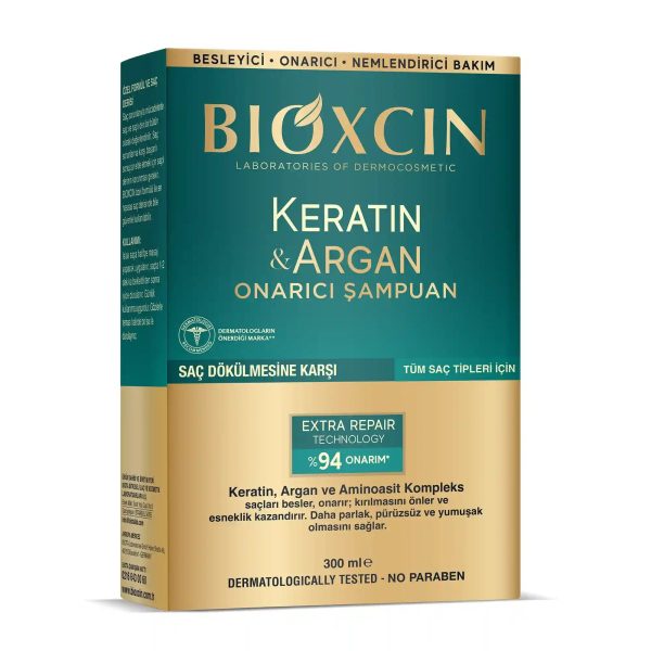 Bioxcin Keratin ve Argan Bariyer Onarıcı Şampuan 300 ml