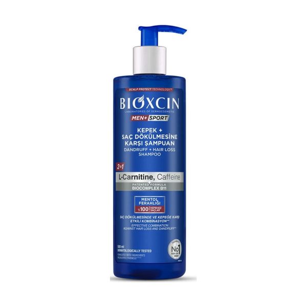 Bioxcin Men Sport Kepek ve Saç Dökülmesine Karşı Şampuan 500 ml