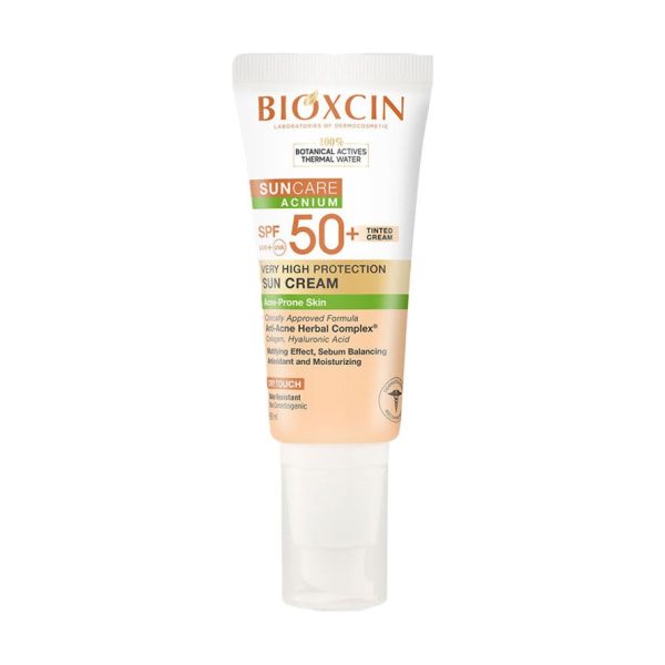 Bioxcin Suncare Acnium Tinted Spf50+ Güneş Kremi 50 ml