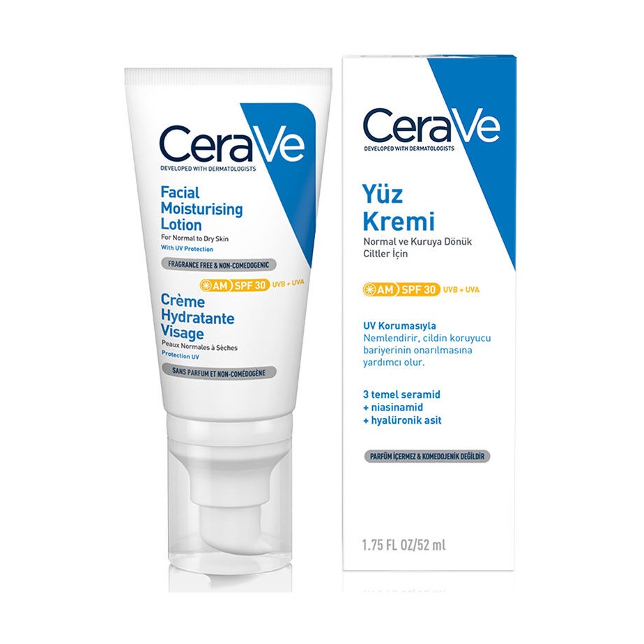 Cerave Nemlendirici Yüz Kremi SPF30 52 ml