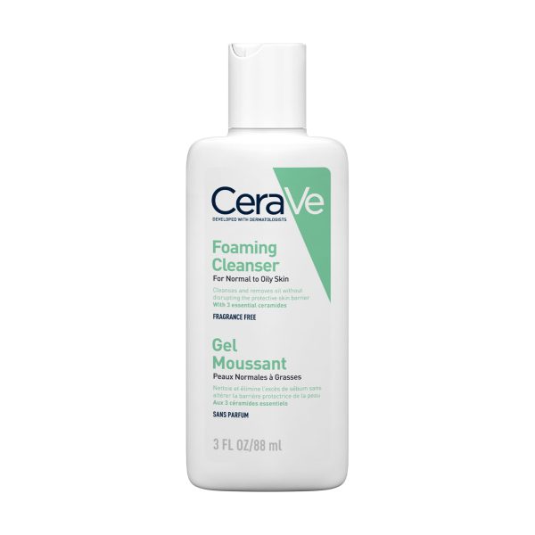 Cerave Normal ve Yağlı Ciltler İçin Köpüren Temizleyici 88 ml