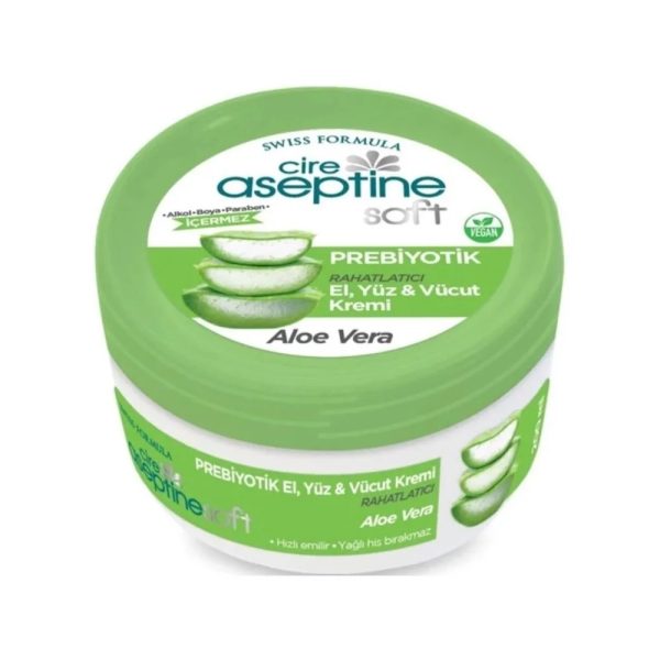 Cire Aseptine Soft Aloe Vera Özlü Prebiyotik Krem 200 ml