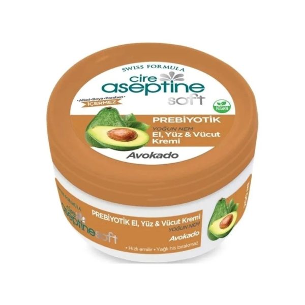 Cire Aseptine Soft Avokada Özlü Prebiyotik Krem 200 ml