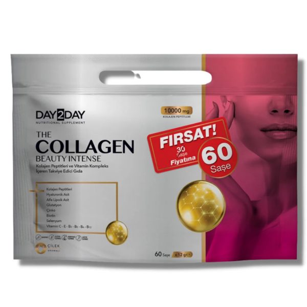 Day2Day The Collagen Beauty Intense Çilek Aromalı 60 Saşe