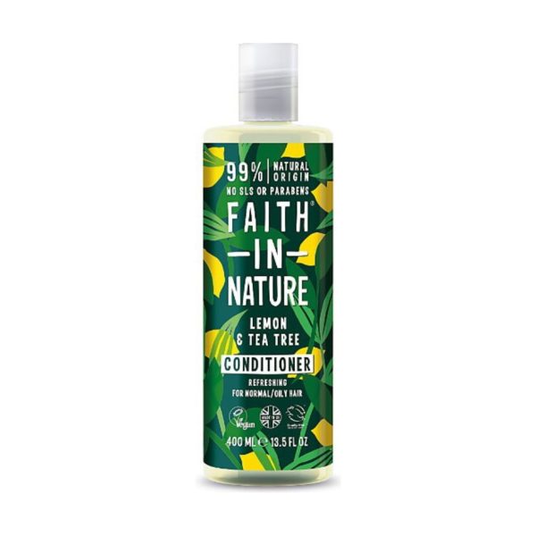 Faith in Nature Lemon & Tea Tree Conditioner Ferahlatıcı Saç Bakım Kremi 400 ml