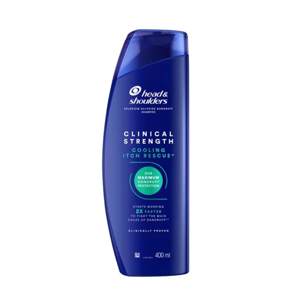 Head & Shoulders Clinical Strength Cooling Itch Rescue Şampuan 400 ml