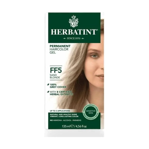 Herbatint Bitkisel Saç Boyası FF5 Blonde Sable Kum Sarı 150 ml