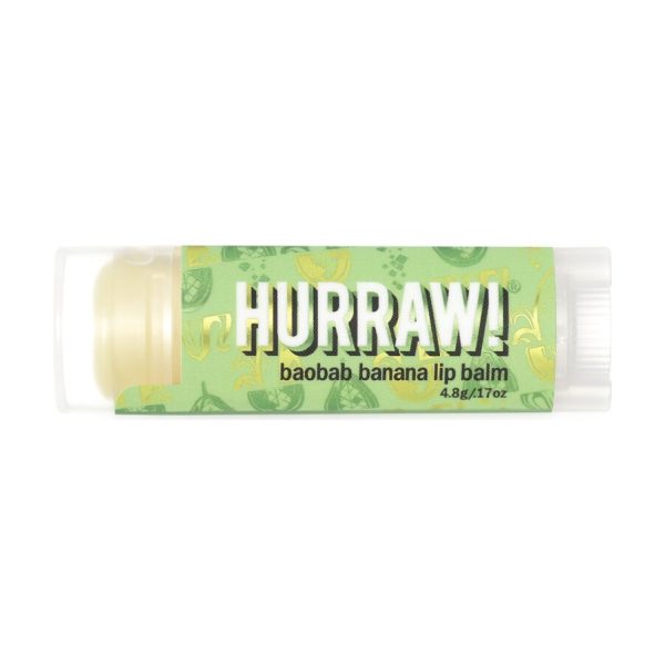 Hurraw Baobab Banana Lip Balm - Muz 4.8 gr
