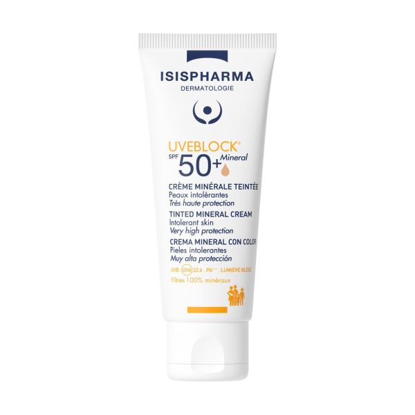 Isis Pharma Uveblock SPF 50+ Mineral Cream 40 ml - Renkli