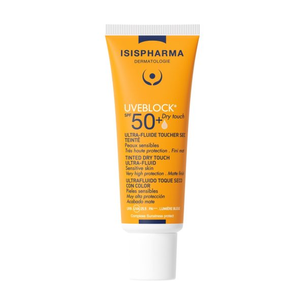 İsis Pharma Uveblock Tinted Dry Touch Ultra-Fluid-Light SPF50+ 40 ml